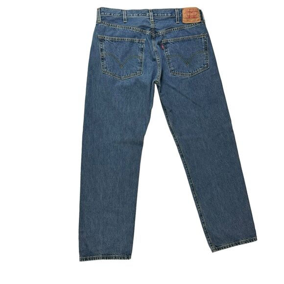 Vintage Levis 501 Button Fly Jeans Made In Guatemala 38 x 32 Light Blue Wash - Picture 15 of 16
